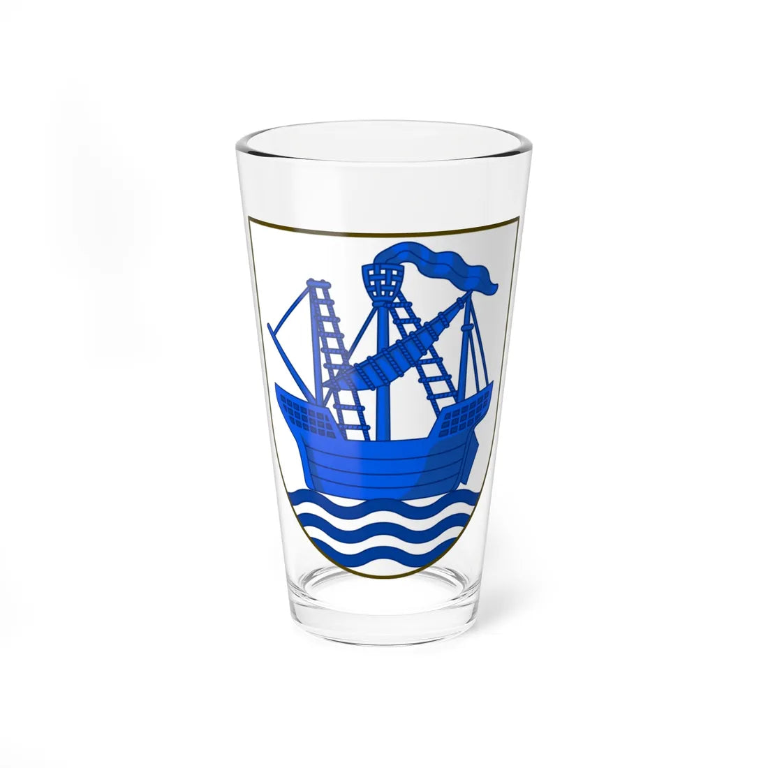 Coat of arms of Elsinore (Denmark) (Coat of Arms) Pint Glass 16oz 16oz - Go Mug Yourself