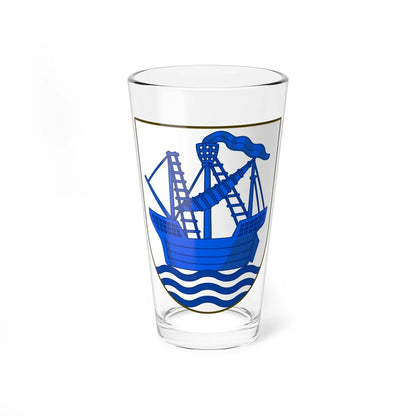 Coat of arms of Elsinore (Denmark) (Coat of Arms) Pint Glass 16oz 16oz - Go Mug Yourself
