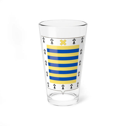 Coat of Arms of Emiliano Figueroa (Chile) (Coat of Arms) Pint Glass 16oz 16oz - Go Mug Yourself