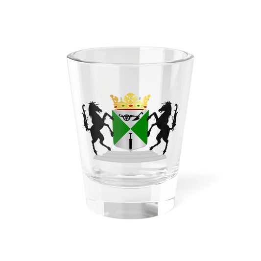 Coat of arms of Emmen (Netherlands) (Coat of Arms) Shot Glass 1.5oz 1.5oz - Go Mug Yourself