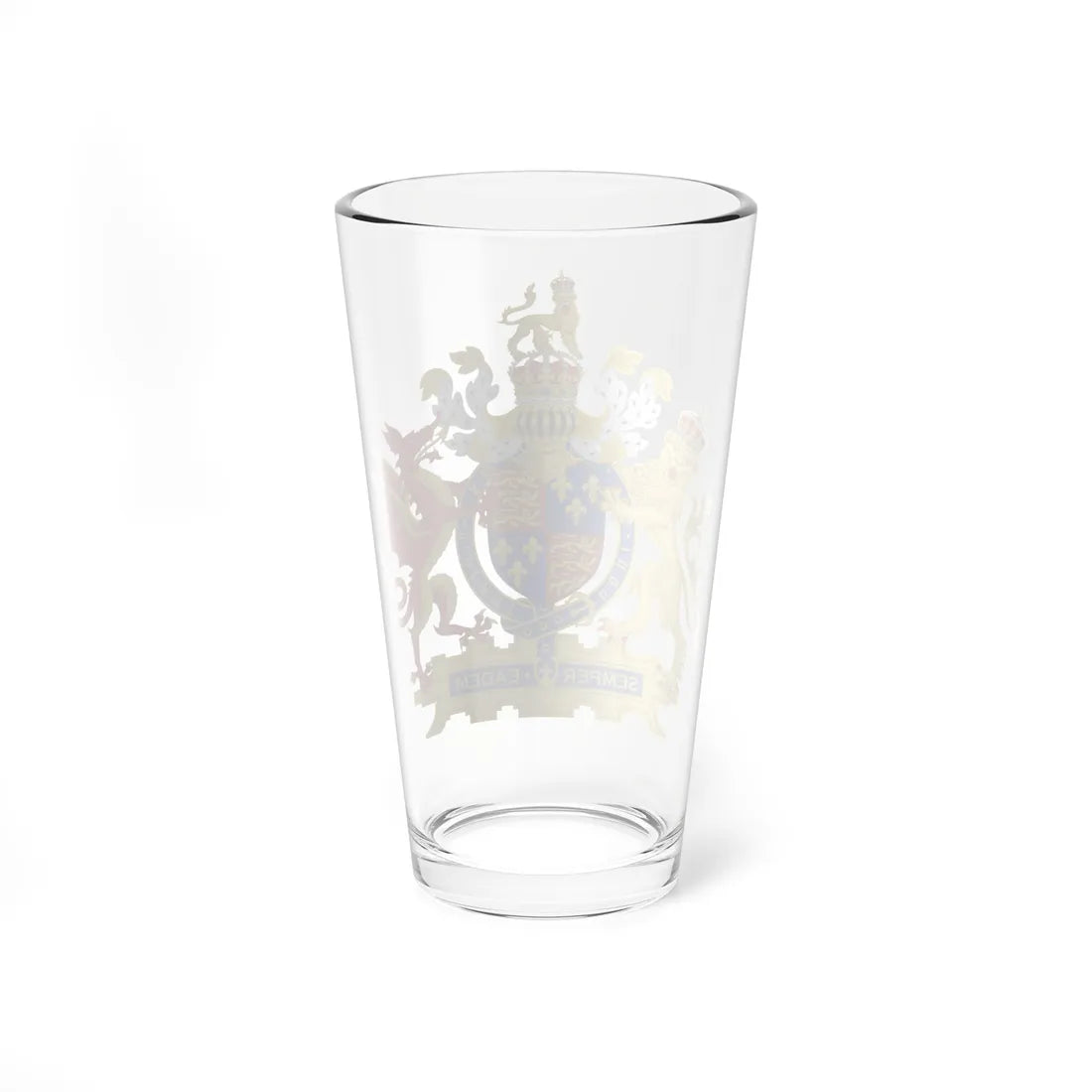 Coat of Arms of England 1558-1603 (England) (Coat of Arms) Pint Glass 16oz - Go Mug Yourself