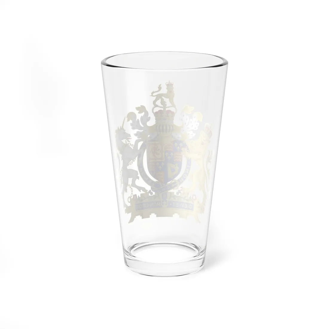 Coat of Arms of England 1660-1689 (England) (Coat of Arms) Pint Glass 16oz - Go Mug Yourself
