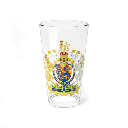 Coat of arms of England 1689-1694 (England) (Coat of Arms) Pint Glass 16oz 16oz - Go Mug Yourself