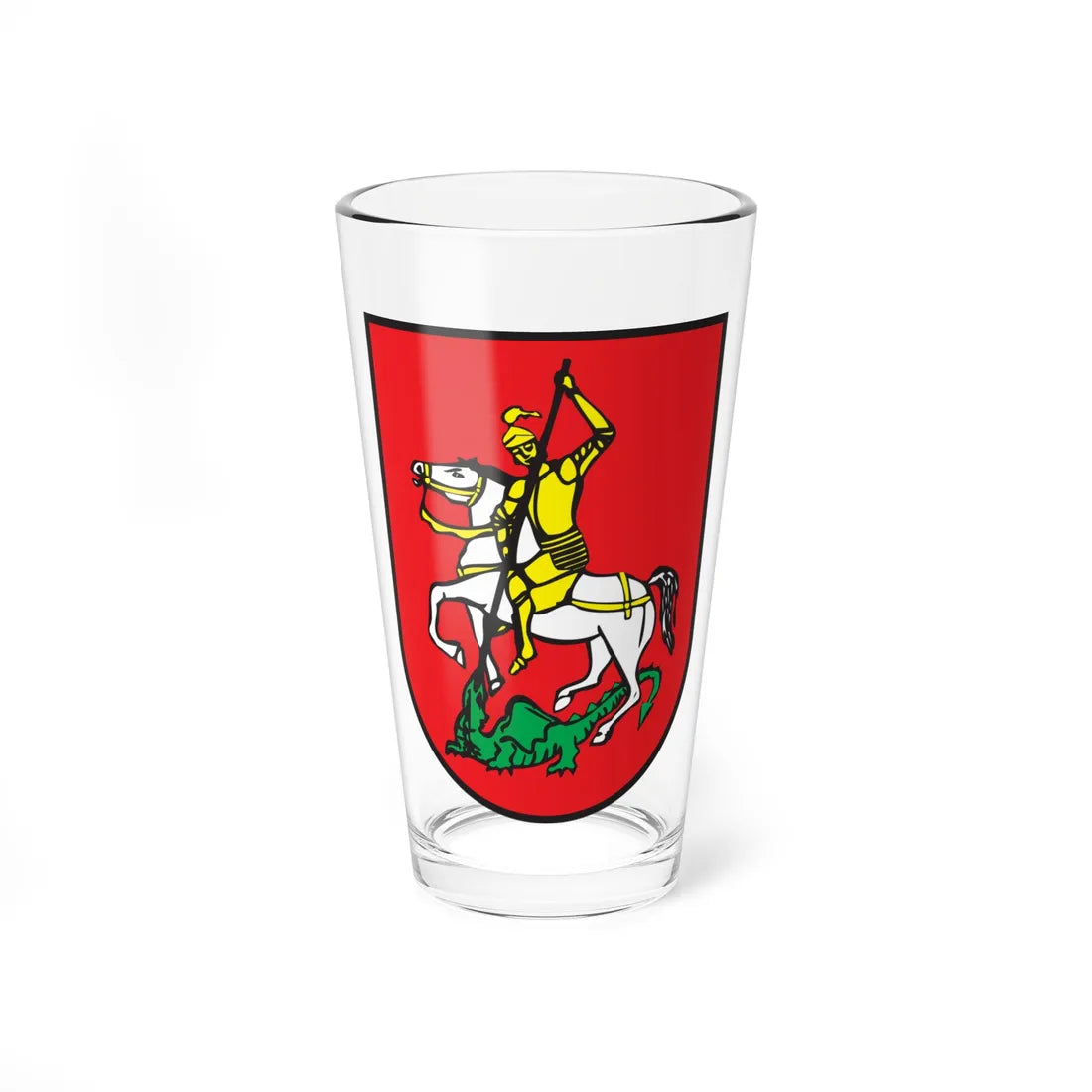 Coat of arms of Šentjur (Slovenia) (Coat of Arms) Pint Glass 16oz 16oz - Go Mug Yourself