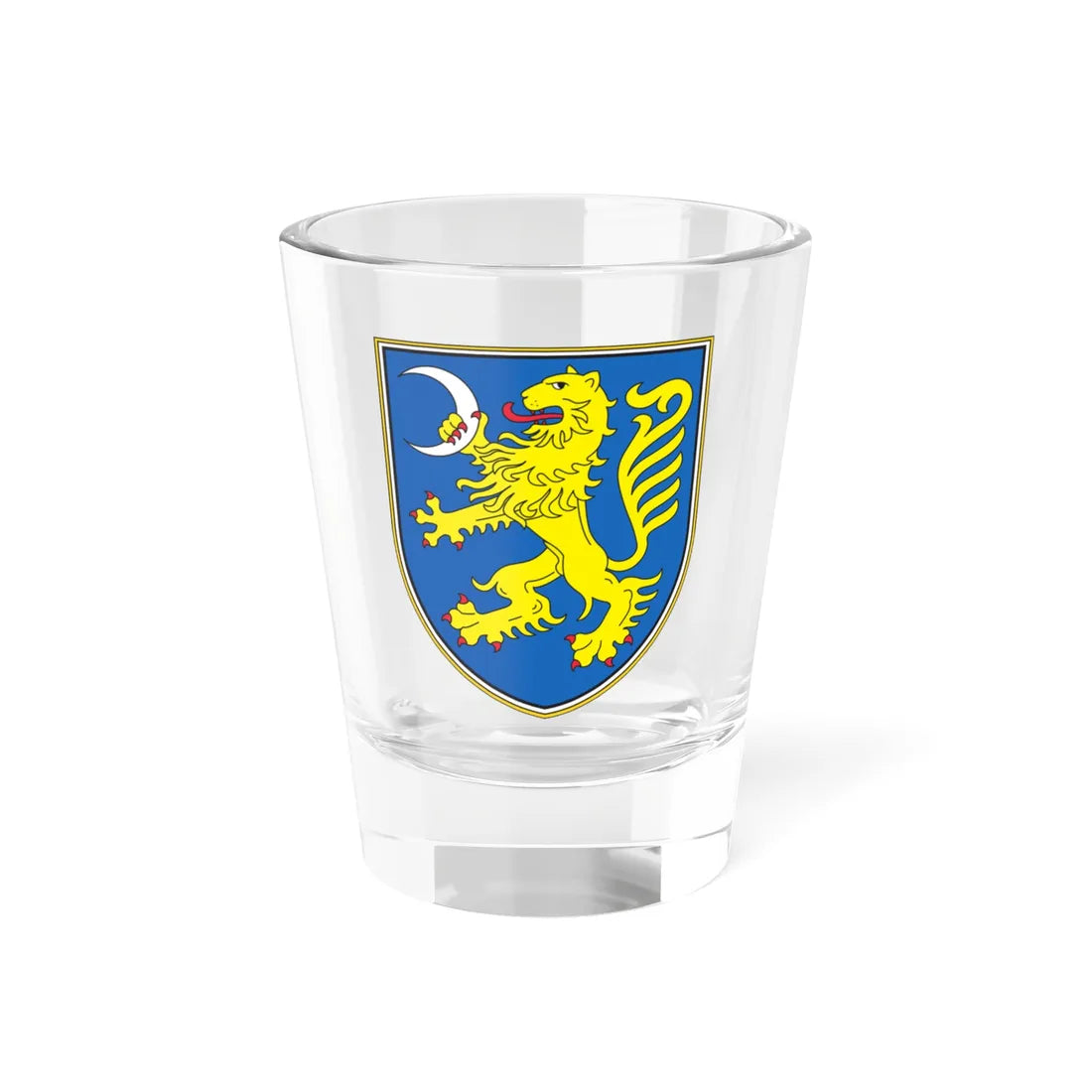 Coat of arms of Šentrupert (Slovenia) (Coat of Arms) Shot Glass 1.5oz 1.5oz - Go Mug Yourself