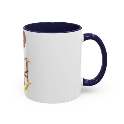 Coat of arms of Equatorial Guinea (1973-1979) - Accent Coffee Mug - Go Mug Yourself