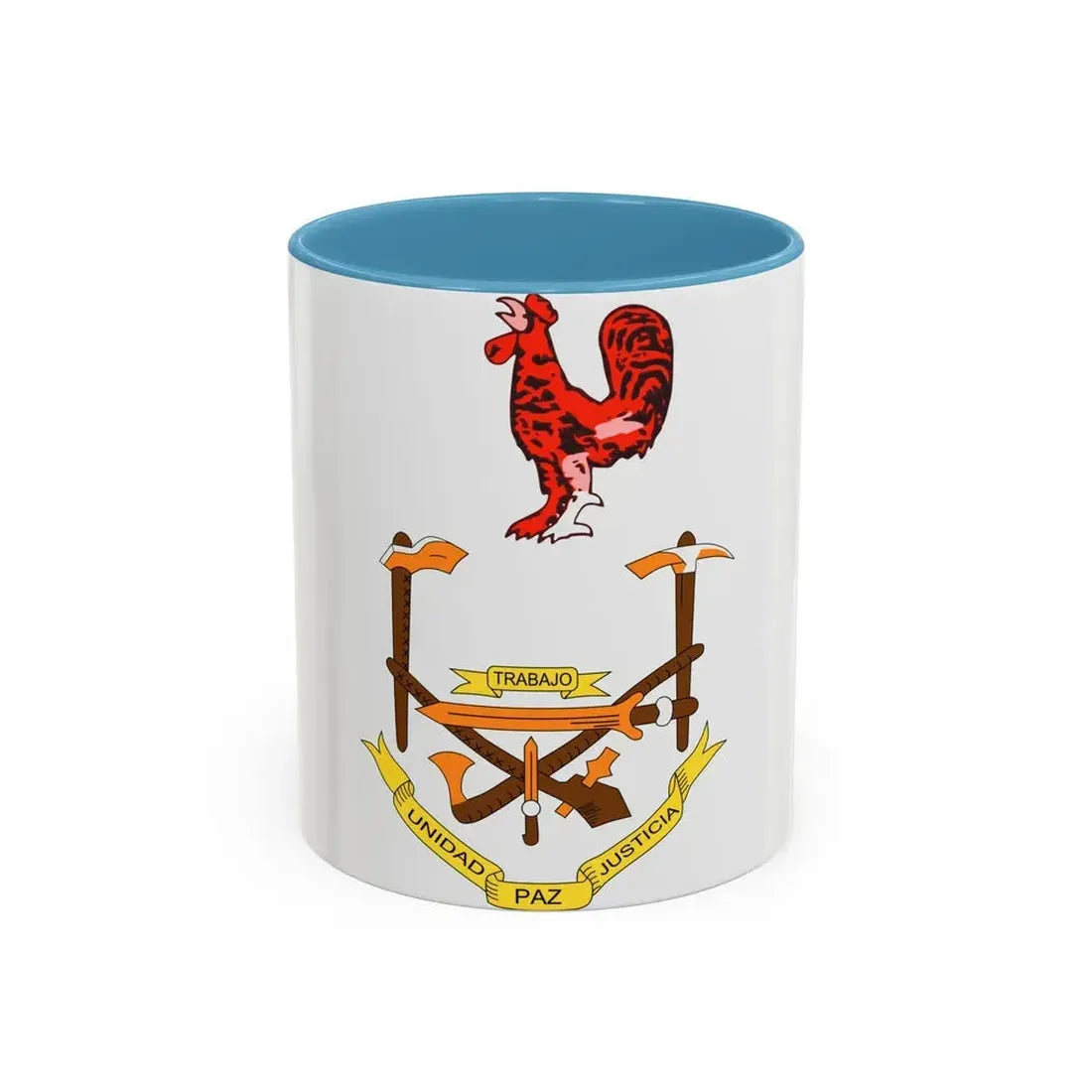 Coat of arms of Equatorial Guinea (1973-1979) - Accent Coffee Mug - Go Mug Yourself
