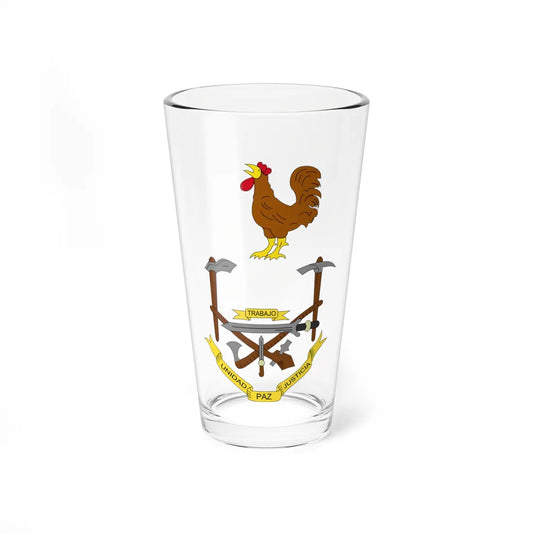 Coat of arms of Equatorial Guinea 1973-1979 (Equatorial Guinea) (Coat of Arms) Pint Glass 16oz 16oz - Go Mug Yourself