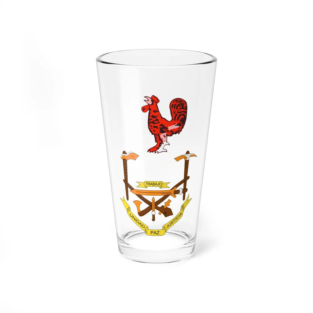 Coat of arms of Equatorial Guinea (1973-1979) - Pint Glass 16oz-16oz-Go Mug Yourself