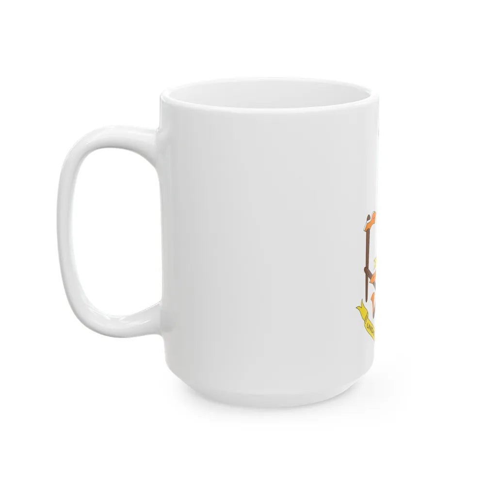 Coat of arms of Equatorial Guinea (1973-1979) - White Coffee Mug-Go Mug Yourself