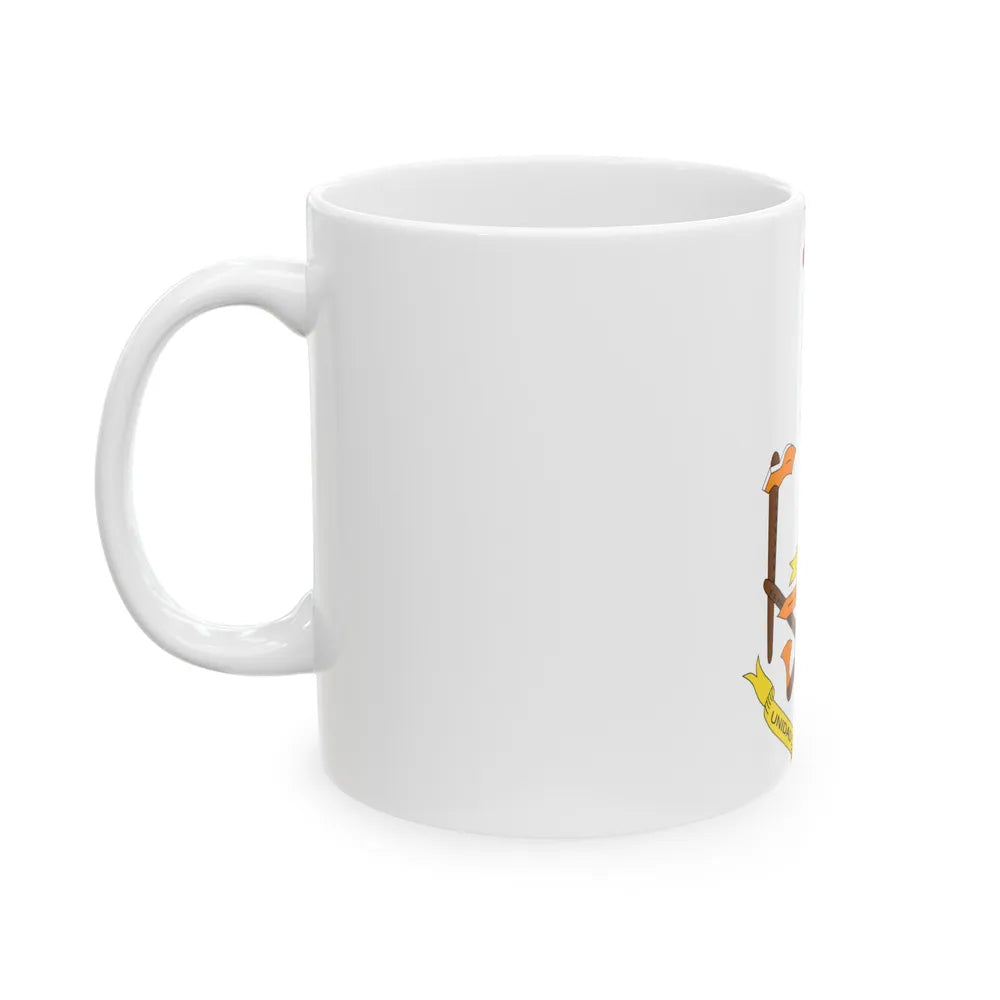 Coat of arms of Equatorial Guinea (1973-1979) - White Coffee Mug-Go Mug Yourself