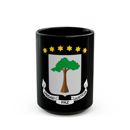 Coat of arms of Equatorial Guinea - Black Coffee Mug 15oz - Go Mug Yourself