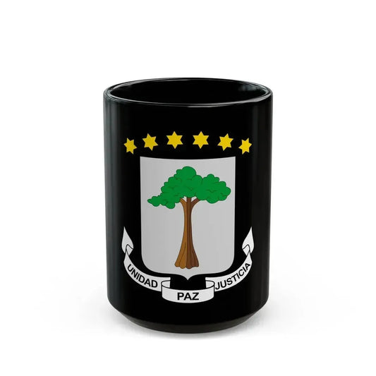 Coat of arms of Equatorial Guinea - Black Coffee Mug 15oz - Go Mug Yourself