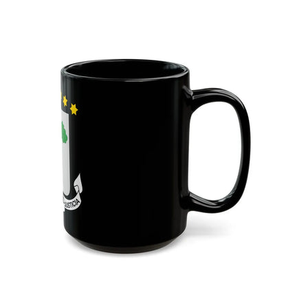 Coat of arms of Equatorial Guinea - Black Coffee Mug-Go Mug Yourself