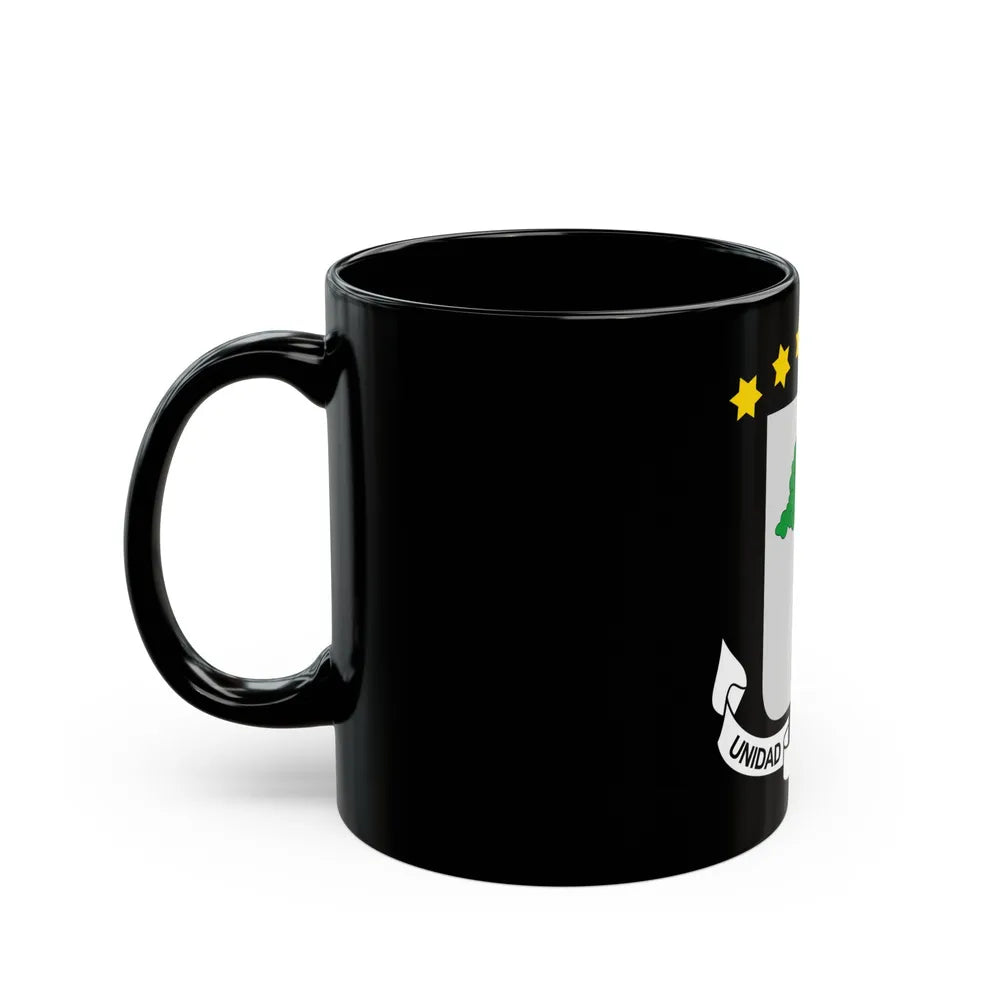 Coat of arms of Equatorial Guinea - Black Coffee Mug-Go Mug Yourself