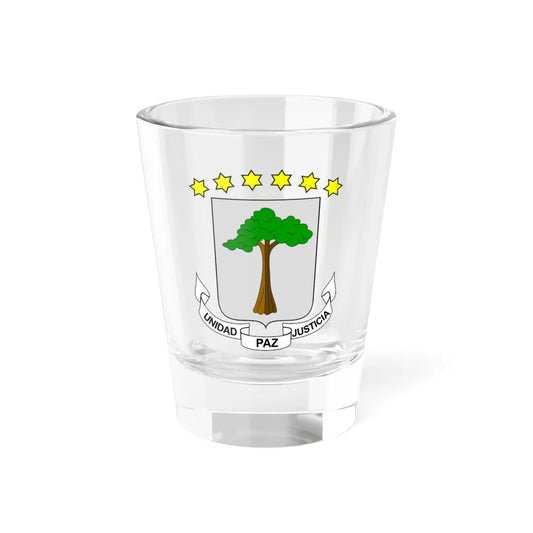 Coat of arms of Equatorial Guinea (Equatorial Guinea) (Coat of Arms) Shot Glass 1.5oz 1.5oz - Go Mug Yourself