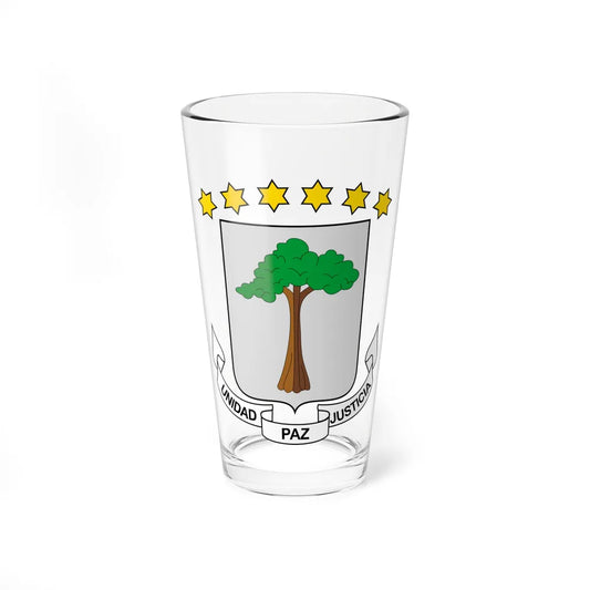 Coat of arms of Equatorial Guinea - Pint Glass 16oz-16oz-Go Mug Yourself