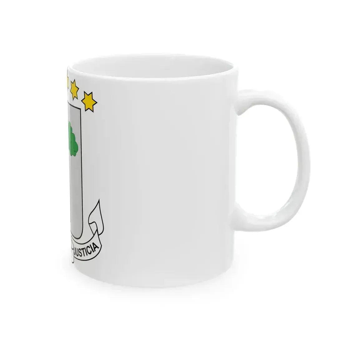 Coat of arms of Equatorial Guinea - White Coffee Mug - Go Mug Yourself