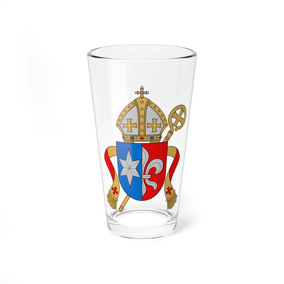 Coat of arms of Ericus Sorolainen (Finland) (Coat of Arms) Pint Glass 16oz 16oz - Go Mug Yourself