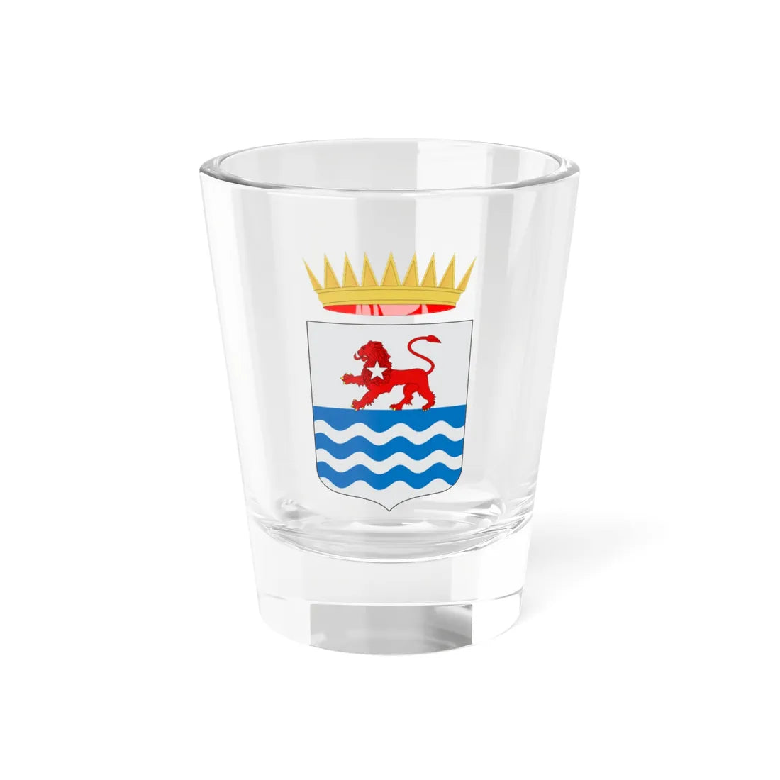 Coat of arms of Eritrea 1919-1936 (Eritrea) (Coat of Arms) Shot Glass 1.5oz - Go Mug Yourself