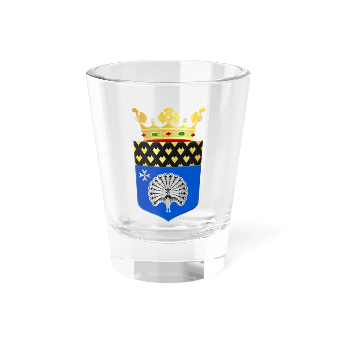Coat of arms of Ermelo (Netherlands) (Coat of Arms) Shot Glass 1.5oz 1.5oz - Go Mug Yourself