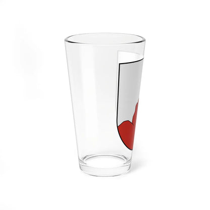 Coat of Arms of Červený Kameň (Slovakia) (Coat of Arms) Pint Glass 16oz - Go Mug Yourself