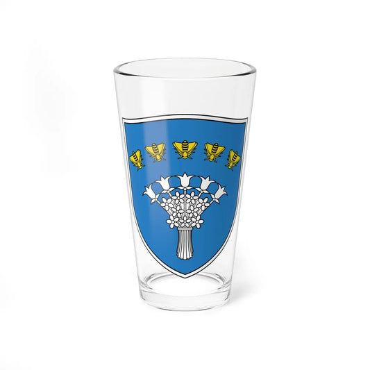 Coat of Arms of Červień Belarus (Belarus) (Coat of Arms) Pint Glass 16oz 16oz - Go Mug Yourself
