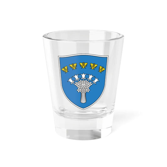 Coat of Arms of Červień Belarus (Belarus) (Coat of Arms) Shot Glass 1.5oz 1.5oz - Go Mug Yourself