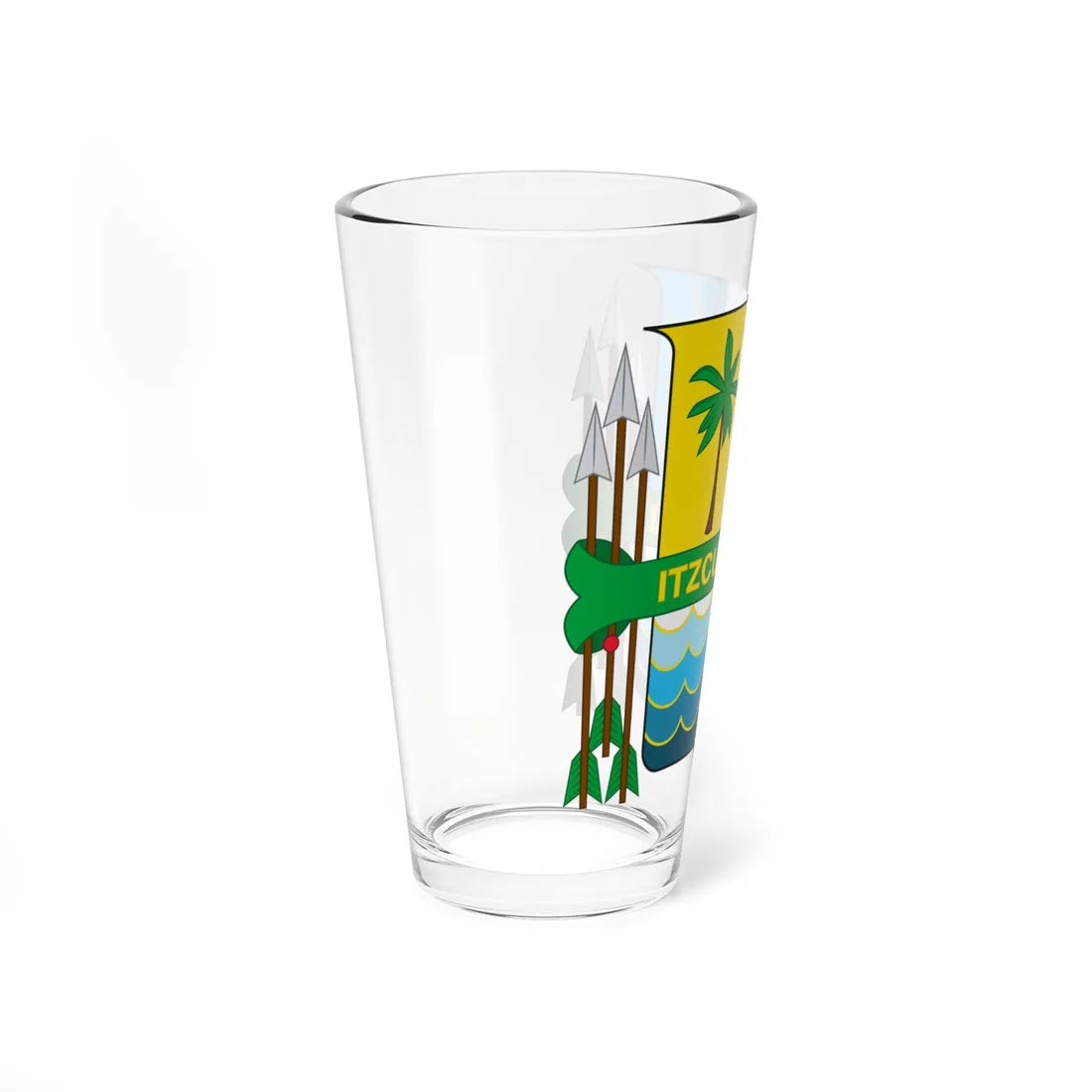 Coat of arms of Escuintla (Guatemala) (Coat of Arms) Pint Glass 16oz - Go Mug Yourself