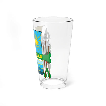 Coat of arms of Escuintla (Guatemala) (Coat of Arms) Pint Glass 16oz - Go Mug Yourself