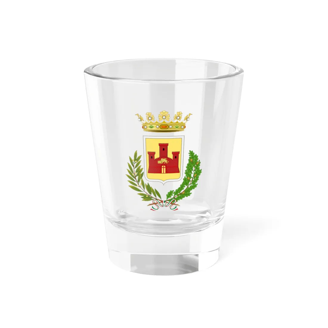 Coat of arms of Este Italy (Italy) (Coat of Arms) Shot Glass 1.5oz 1.5oz - Go Mug Yourself