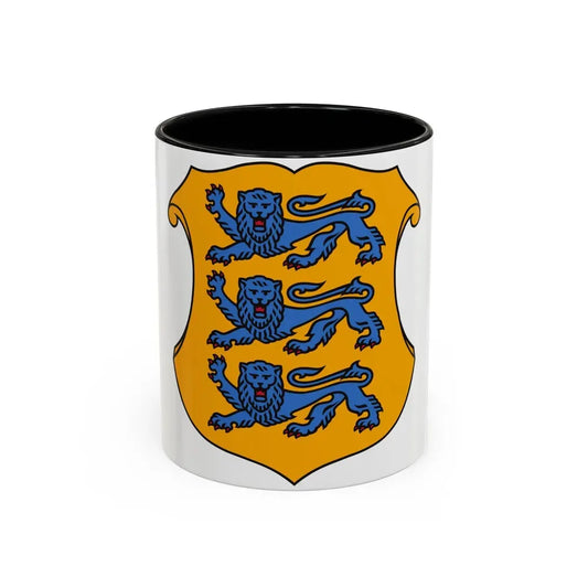 Coat of arms of Estonia 2 - Accent Coffee Mug 11oz Black - Go Mug Yourself