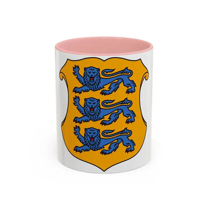 Coat of arms of Estonia 2 - Accent Coffee Mug 11oz Pink - Go Mug Yourself