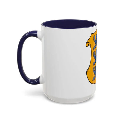 Coat of arms of Estonia 2 - Accent Coffee Mug - Go Mug Yourself