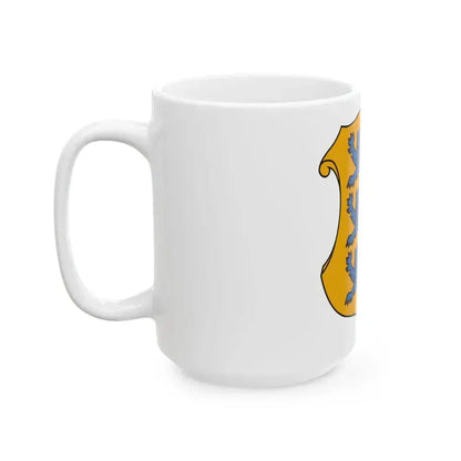 Coat of arms of Estonia 2 - White Coffee Mug - Go Mug Yourself