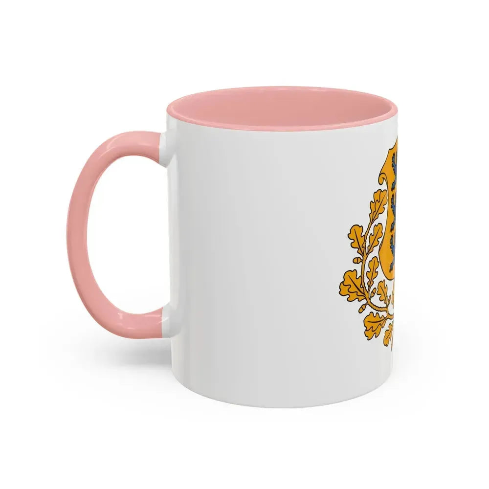 Coat of arms of Estonia - Accent Coffee Mug - Go Mug Yourself