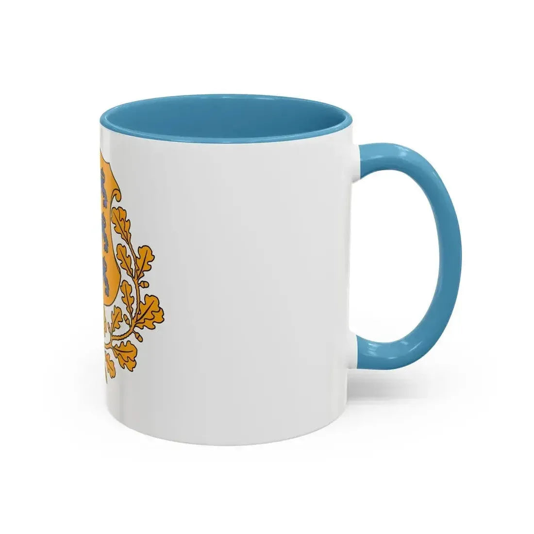 Coat of arms of Estonia - Accent Coffee Mug - Go Mug Yourself