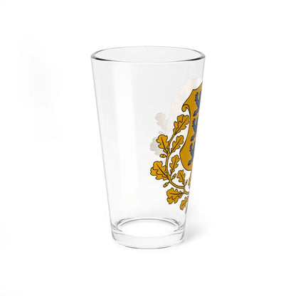 Coat of arms of Estonia (Estonia) (Coat of Arms) Pint Glass 16oz - Go Mug Yourself