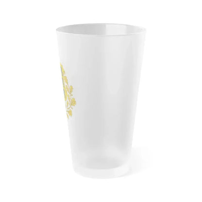 Coat of arms of Estonia - Frosted Pint Glass 16oz - Go Mug Yourself