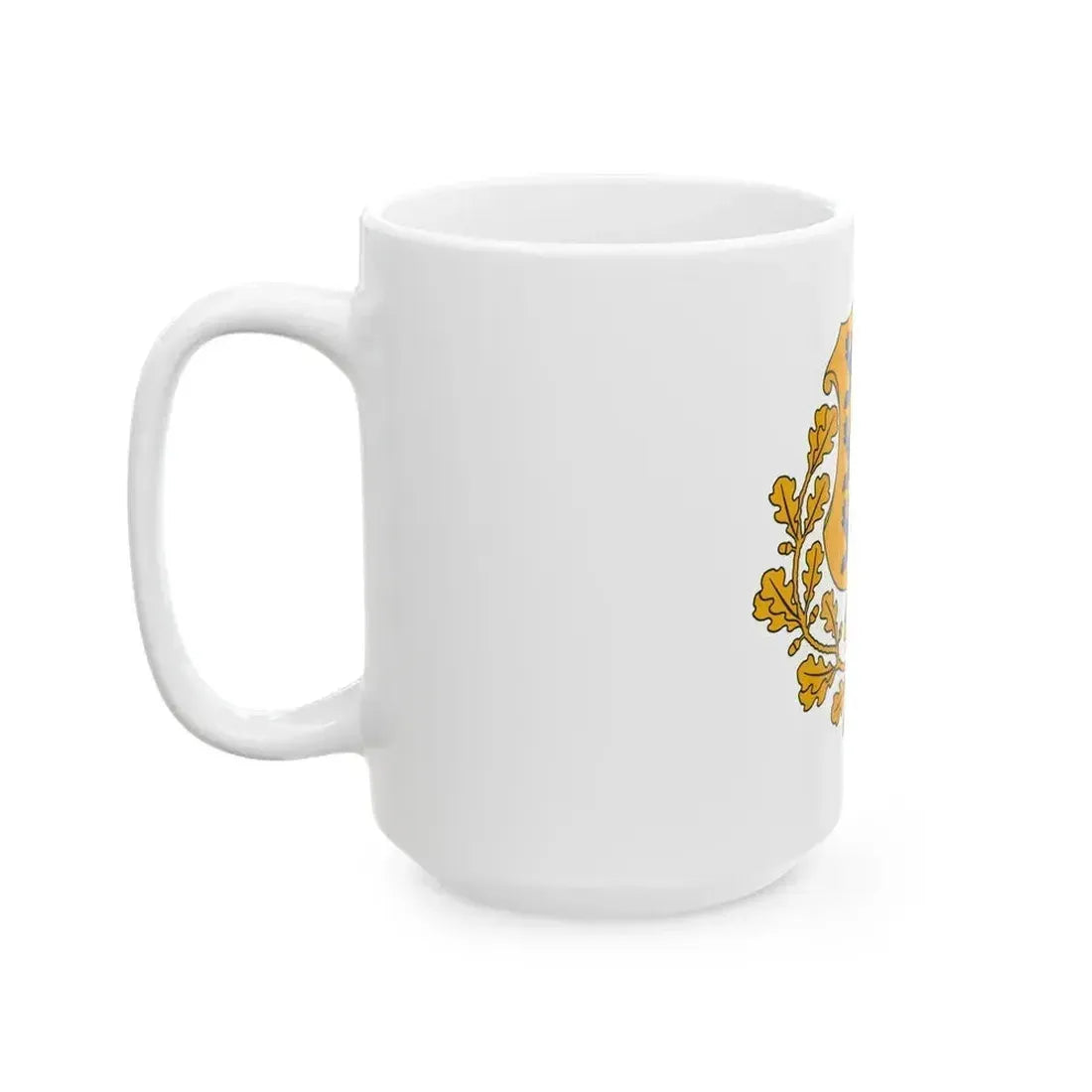 Coat of arms of Estonia - White Coffee Mug - Go Mug Yourself