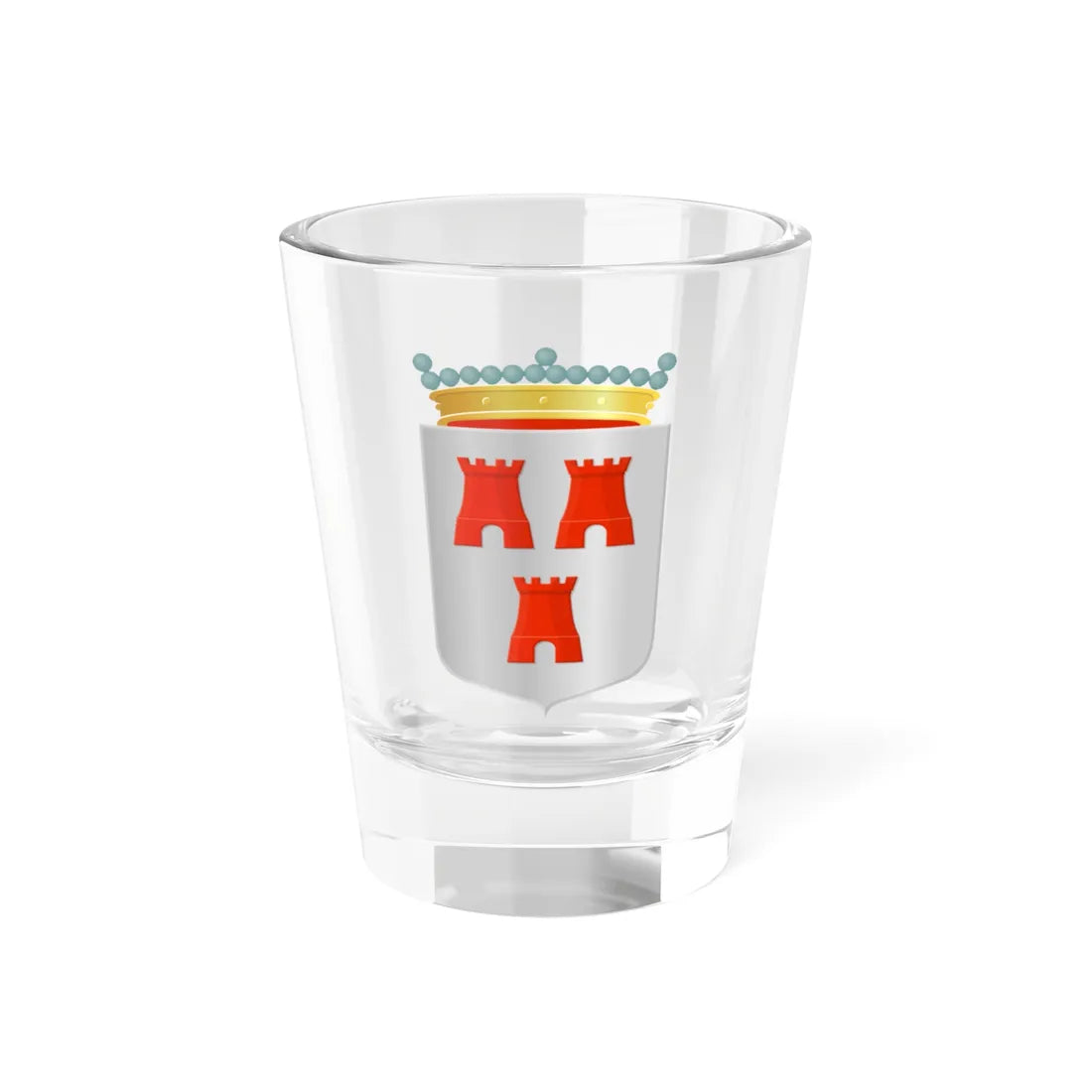 Coat of arms of Etten-Leur (Netherlands) (Coat of Arms) Shot Glass 1.5oz 1.5oz - Go Mug Yourself