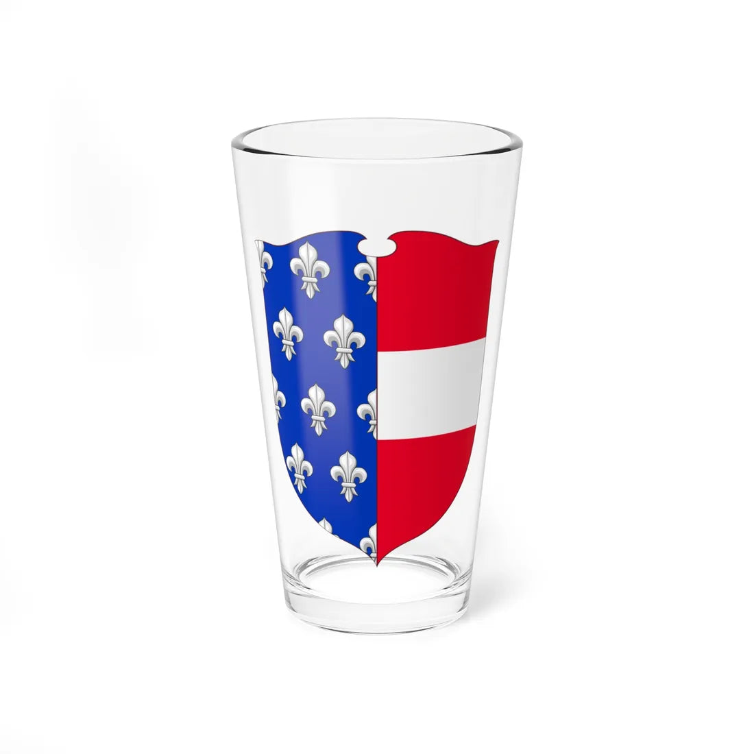 Coat of arms of Etterbeek (Belgium) (Coat of Arms) Pint Glass 16oz 16oz - Go Mug Yourself