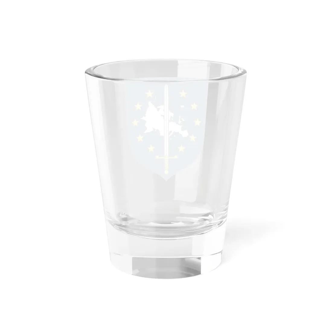 Coat of arms of Eurocorps (Germany) (Coat of Arms) Shot Glass 1.5oz - Go Mug Yourself