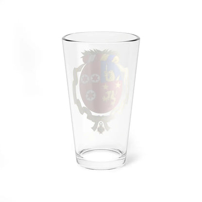 Coat of Arms of Eva Duarte de Perón Order of Isabella the Catholic (Spain) (Coat of Arms) Pint Glass 16oz - Go Mug Yourself