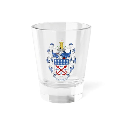 Coat of arms of Exmouth Town Council (England) (Coat of Arms) Shot Glass 1.5oz 1.5oz - Go Mug Yourself