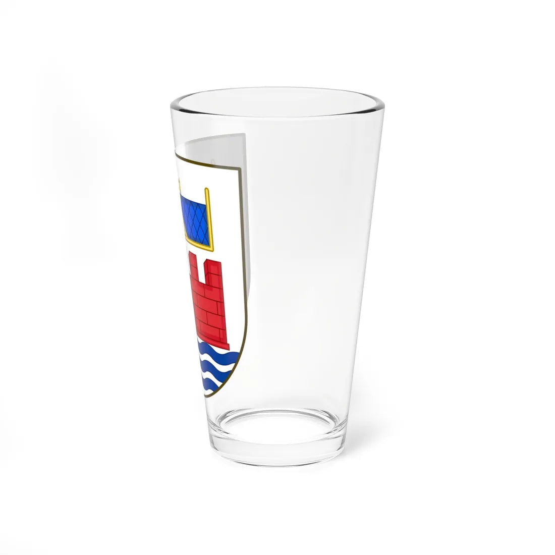 Coat of arms of Faaborg (Denmark) (Coat of Arms) Pint Glass 16oz - Go Mug Yourself