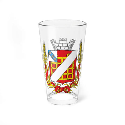 Coat of arms of Fatezh 1860 (Russia) (Coat of Arms) Pint Glass 16oz 16oz - Go Mug Yourself