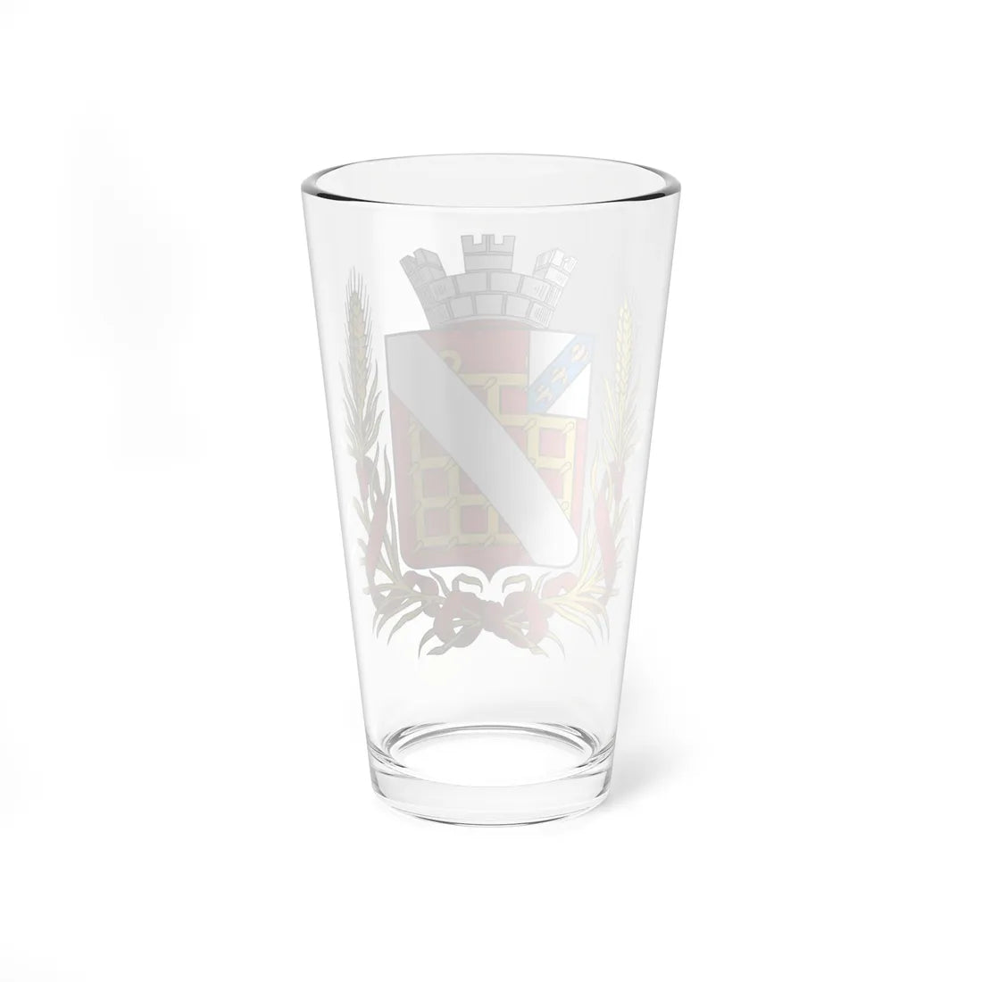 Coat of arms of Fatezh 1860 (Russia) (Coat of Arms) Pint Glass 16oz - Go Mug Yourself