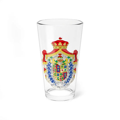 Coat of Arms of Felipe Juan Froilán of Marichalar Grandee of Spain (Spain) (Coat of Arms) Pint Glass 16oz 16oz - Go Mug Yourself
