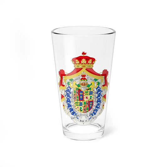 Coat of Arms of Felipe Juan Froilán of Marichalar Grandee of Spain (Spain) (Coat of Arms) Pint Glass 16oz 16oz - Go Mug Yourself